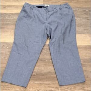Talbots Woman Curvy Blue Dress Pants Size 24